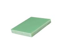 Lámina de fibra de vidrio, placa cuadrada de fibra de vidrio 3240 verde claro, lámina de resina epoxi de larga duración L 100/200/300 mm 1 pieza (6 x 200 x 200 mm)(0.7x300x300mm)