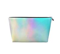 Lámina de Holograma de Textura de Arco Iris Muy Hermosa, Bolsa de artículos de tocador Bolsa de Maquillaje Bolsa de cosméticos Bolsa de artículos de tocador de Viaje portátil