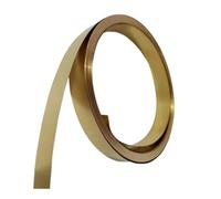 Lámina de latón con alambre dorado - Tira fina de latón de 8 mm H62 for hacer joyas (1 unidad)(0.8x8x5000mm)