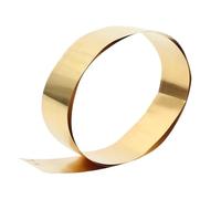 Lámina de latón de 0,5 m de largo - Placa plana de latón, espesor 0,1-0,8 mm, trabajabilidad y resistencia a la oxidación, 1 pieza(0.3x50mm)