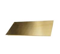 Lámina de latón de alta resistencia for joyería - Láminas de latón de 1,2 a 6 mm de grosor - 1 pieza(2 * 50 * 100MM)