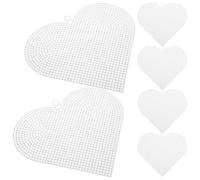 Lámina de Malla de Plástico en Forma de Corazón 6 Piezas