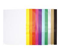 Lámina de papel esmaltado, 32 x 48 cm, 80 cm, colores variados, 11 x 25 hojas