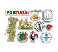 Lámina de pegatinas A5 - Pegatinas de vinilo de Portugal - Etiqueta engomada de comida #77544