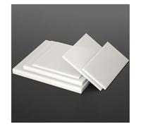Lámina De Plástico ABS Blanco, 3/5/10 Piezas, For Modelos DIY. Grosor Del Material: 0,5 Mm/0,8 Mm/1 Mm/1,5 Mm/2 Mm/3 Mm/4 Mm/5 Mm/6 Mm/8 Mm/10 Mm.(50x100x0.5mm 10pcs)