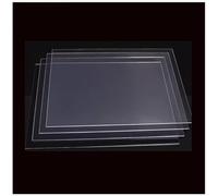 Lámina de plástico acrílico transparente Perspex, Láminas de PVC, multiusos industriales y comerciales(A3 297mmx420mmx2mm(1pcs))