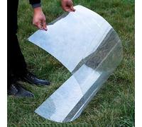 Lámina De Plástico Acrílico Transparente, Planchas Para Techos De Policarbonato, Placas Cubierta De Invernadero 1mm Espesor, Para Techos Cocheras Solarios(1.22x10m/4x32.8ft)