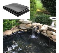 Lámina de plástico negra de 3x4m 5x8m 6x9m 8x10m 10x15m revestimiento flexible de estanque negro, membrana impermeable, revestimientos preformados para jardines acuáticos y estanques de peces(5x6m)