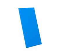 Lámina de plástico transparente* Láminas de plástico de policarbonato, 1 lámina de plástico rígido y delgado, lámina de plástico de color, tablero de plástico de 2,3 mm x 100 x 200 mm for procesamient