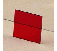 Lámina de plástico transparente* Láminas de plástico de policarbonato, 2 láminas de acrílico de color de 4 mm, láminas de acrílico de color, placa transparente for cortar, láminas de acrílico (rojo, 2