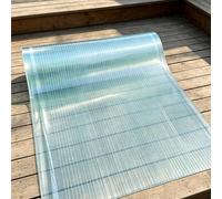 Lámina de Policarbonato 120 x 500 cm Resistentes a Los Rayos UV Paneles de Techo de Policarbonato Flexible y Duradero Ideal para Jardinería y Agricultura Al Aire Libre, 1.2mm