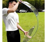Lámina de policarbonato de 3 mm de espesor for techos, paneles transparentes for invernaderos, resistentes a los rayos UV, for techos, agricultura, jardinería, patios y cubiertas.(1mx1m/3.3x3.3ft)