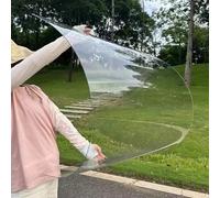 Lámina de policarbonato for techo, paneles transparentes for invernaderos, lámina de plástico acrílico de 1,2 mm de espesor(2.62 x 29.5ft)