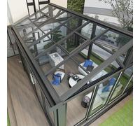 Lámina de policarbonato para techos de invernadero, aislamiento al aire libre e iluminación diurna, cubierta de plástico duradera para cocheras, patios, jardines y terrazas solarias
