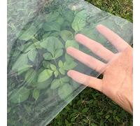 Lámina de polietileno resistente al agua de 14 x 18 m, cubierta de plástico transparente para invernadero, túnel de polietileno, protección contra el polvo, agricultura y proyectos de pintura