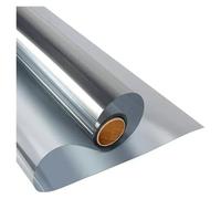 Lámina de poliuretano, Película reflectante for ventana Privacidad unidireccional Bloqueo solar Marrón-Plata Plata Múltiples tamaños(Silver,30x300cm)
