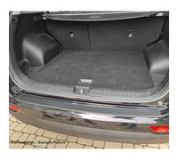 Lámina de protección del Parachoques Trasero a Medida Compatible con Opel Mokka X 2016- - Aspecto Carbono