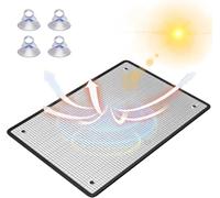 Lámina de protección térmica para ventanas con ventosas, 8 mm de grosor, lámina reflectante de aluminio para protección térmica y oscurecimiento y protección solar para claraboyas, invernaderos