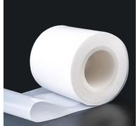 Lámina de PTFE blanca de 1 m - Placa resistente a altas temperaturas - Aislamiento y cinta aislante no adhesiva(0.08x100mm)