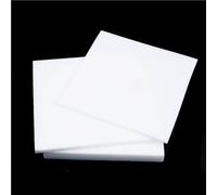 Lámina de PTFE, Hoja de película de PTFE de varios tamaños, alta temperatura, baja fricción, 1/5 Uds.(0.25x200x200mm)