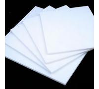 Lámina de PTFE, Hoja de PTFE 300x300x(1-30) mm for juntas de sellado DIY(300mmx300mmx4mm)