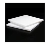 Lámina de PTFE, Hoja de PTFE blanca 500x500x(30-40) mm for proyectos de bricolaje(500mmx500mmx30mm)