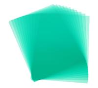 Lámina de Pvc de Colores para Filtro de Luz, 10 Piezas, Verde | Alta Transparencia, Filtra Rangos de Onda Específicos, Diseño Ligero y Portátil, para Educación E Investigación