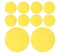 Lámina de Recambio para Luz Ambiental 20 Piezas PET Amarillo | Película Autoadhesiva de Alta Transparencia, Difusor Cálido para Lámparas, Oficinas y Video