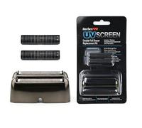 Lámina de repuesto y cortador para afeitadoras BaBylissPRO UV de doble lámina. Cabezal de repuesto hipoalergénico de cierre extra, solo para uso con afeitadoras UV (negro mate (FXLRF2MB))