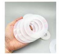 Lámina de silicona translúcida, resistente a altas temperaturas, sin olores extraños, impermeable, antideslizante, con absorción de impactos y junta de silicona.(18 x 45 x 3 (10Pcs))