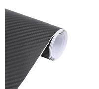 Lámina de vinilo con efecto fibra de carbono, Hoja de envoltura de vinilo for automóviles y motocicletas, varios tamaños multicolores(127x30cm Carbonbk)