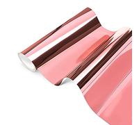 Lámina de vinilo holográfica cromada de Oro Rosa, brillante metálico adhesivo permanente Rose Gold rollo 30,5 x 250cm, para manualidades, herramientas Silhouette Cameo Cricut (Oro Rosa)