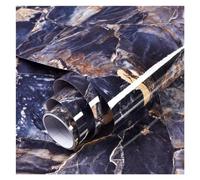 Lámina de vinilo para armarios de cocina Película autoadhesiva de mármol for cocina, resistente al aceite, multicolor (20-50 cm x 1-5 m)(Lan Bao Shi,50cmx1m)