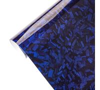 Lámina de vinilo teñida de 150 x 30 cm, autoadhesiva, para el interior del coche, modificación del interior del coche, tecnología de conducto de aire, sin burbujas, piezas decorativas (azul)