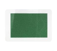 Lámina de visión de campo magnético para la visualización de campos magnéticos para educación e investigación, flexible para superficies convexas, verde oscuro, 50 x 75 mm, 1 pieza(B)
