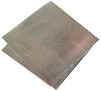 Lámina de zinc puro - Lámina metálica de 0,3 mm de espesor for construcción, 2 piezas, ideal for galvanoplastia y estructuras de acero(25cmx10cm)
