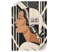 Lámina Decorativa 21x29,7 cm | Tamaño A4 | Modernismo femenino