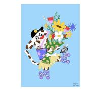 Lámina decorativa A4 - Sunday | Ilustración original Nature Vibes x Juani Bengali