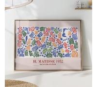 Lámina decorativa moderna de Matisse para pared, La Perruche Et La Sirène, póster abstracto y colorido para la decoración del salón (30x40cm/sin marco).