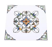 Lámina Estática para Ventanas, Privacidad Floral Vintage, PVC | Decoración Efecto Vidrio Tintado, Reutilizable Adhesivo, para Oficinas, Alquileres y Puertas