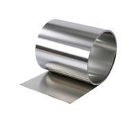 Lámina fina Lámina de acero inoxidable 1 m, lámina plateada, tira SS304, espesor 0, mm a, placa fina(1x50x1000mm)