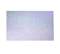 Lámina holográfica de silicona incrustación arco iris ventana holográfica decorativa inserto de hoja de silicona para fundición de resina epoxi