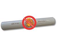 Lámina ignífuga B1 - 2 x 50 m 200 µ - 100 m² por rollo grande - [DIN 4102] - lámina de barrera de vapor blanca - diferentes dimensiones y grosores (2 x 50 m/200 µ)