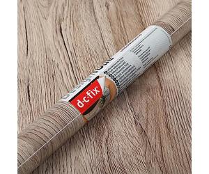 Lámina laminada d-c-fix Sanremo roble, autoadhesiva e impermeable, 90×2,1 m