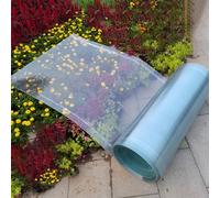 Lámina ligera de policarbonato de 1,5 mm, paneles C duraderos para exteriores, para invernadero, patio, cenador, solárium, 1 m x 12 m, resistente a los rayos UV, fácil instalación