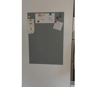 Lámina magnética GRIS | Pizarra magnética | Base adhesiva para imanes | Lámina de hierro autoadhesiva | escribible, lavable, magnética | Lámina adhesiva para pared magnética + imanes de neodimio