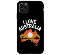 Lámina panorámica de la Naturaleza con Texto «Me Encanta Australia» Carcasa para iPhone 11 Pro MAX