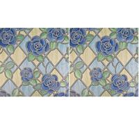 Lámina para Cristales VITRODECOR AMBERT, lámina Decorativa para Cristales, lámina Especial autoadhesiva, Pantalla de privacidad, de Color, 45 cm x 2 m, Espesor: 0,095 mm, Venilia 54640 (Paquete de 2)