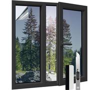 Lámina para ventana transparente desde el exterior, opaca, lámina de espejo, autoadhesiva, protección solar, protección UV