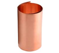 Lámina plana 1PC 99.9% Cobre Puro Metálica Decorativa Materia Prima Placa materiales cuadrados (Color: 0.3x50x1000)(0.3x10x1000)